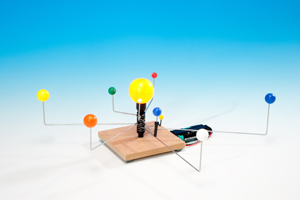 Orrery model of solar system Orrery model of solar system