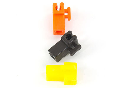 T shape Clip 5 mm down, 3-4 mm across, orange